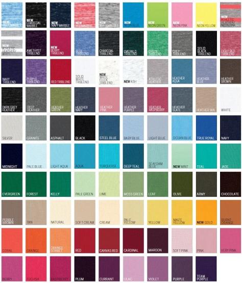 Uptown Galeria Colour Guide